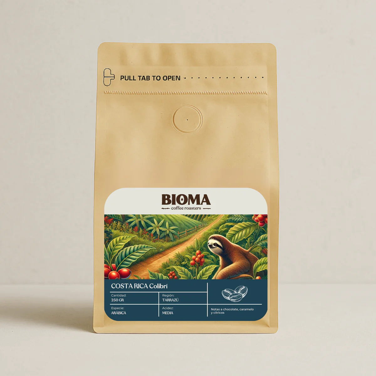 Café en grano Bioma "Costa Rica Colibri"
