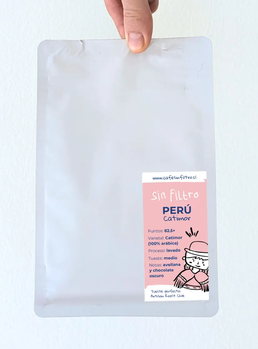 Café en grano "Café Sin Filtro - Perú" 250 gr