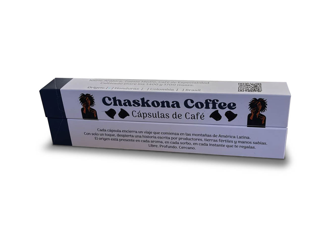 Café Chaskona Coffee "Honduras" en cápsulas tipo nespresso