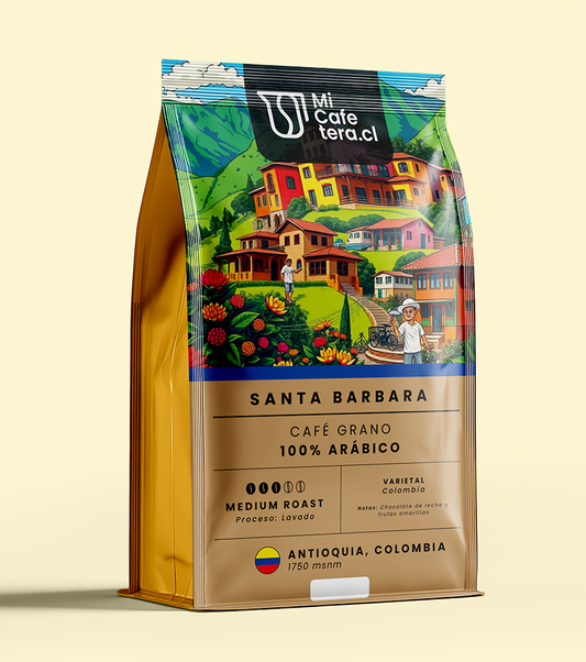 Café en grano "MiCafetera.cl - Santa Barbara" 250 gr