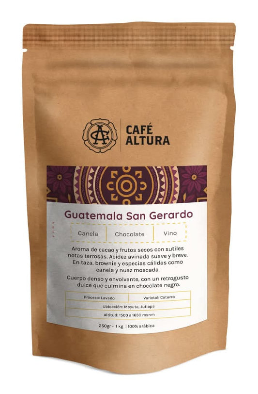 Café en grano "Café Altura - Guatemala San Gerardo" 250 gr