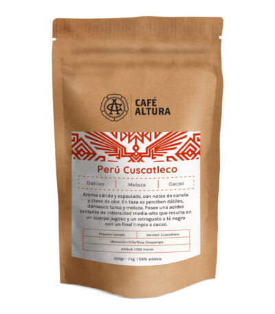 Café en grano Altura "Perú Cuscatleco"